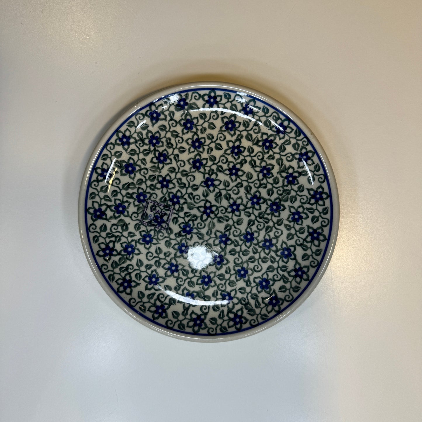 Dessert tallerkur - Grønar blómur